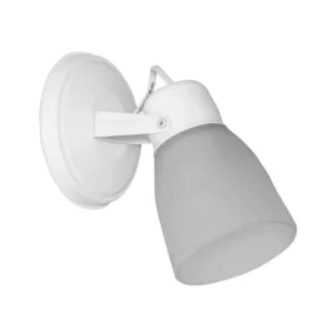 Aplique 1 Luz Con Tulipa Blanco