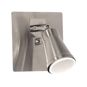 Aplique 1 Luz Dublin Acero GU10