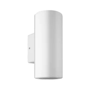Aplique Pared Bidireccional Cilindrico GU10 Blanco Macroled