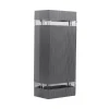 Aplique Pared Bidireccional Recto 2 GU10 ANKA Gris