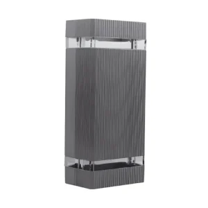 Aplique Pared Bidireccional Recto 2 GU10 ANKA Gris