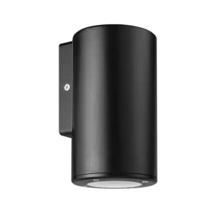 Aplique Pared Unidireccional Cilindrico GU10 Negro Macroled