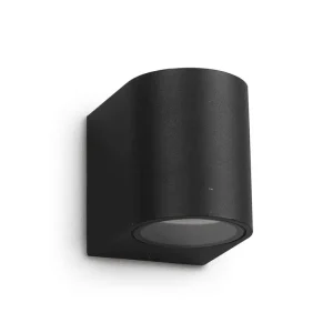 Aplique Pared Unidireccional Cilindro GU10 Negro