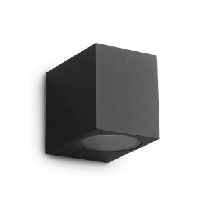 Aplique Pared Unidireccional Rectangular GU10 Negro