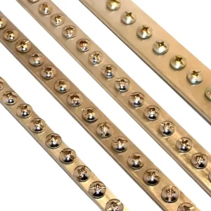 Barra de Neutro y Tierra 100cm 63 Conexiones 125A