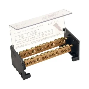 Bornera Repartidora Bipolar 12 Conexiones Din