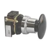Botonera Golpe de Puño Ø22mm Negra (1400)