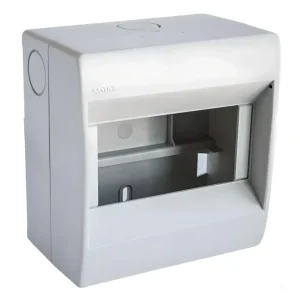 Caja Sobreponer Plastica 3 a 6 Bocas Sin Puerta