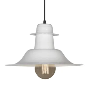 Colgante Chapa SOMBRERO 350mm Blanco