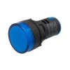 Indicador Luminoso Ojo de Buey Ø 22mm Led 220V Azul