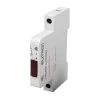 Indicador Luminoso Para Din 1 Modulo 220V Rojo