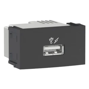 Modulo Toma 1 USB 2A Gris Schneider