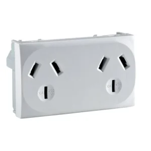 Modulo Toma Doble 10A Blanco Schneider