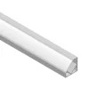 Perfil Aluminio Para Tira LED Angulo Esquinero x 3 Metros