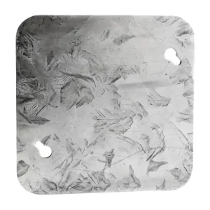 Tapa Ciega Hierro Chapa Cuadrada 10x10