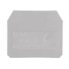 Tapa Miniborne de Paso Din MB 4mm Gris