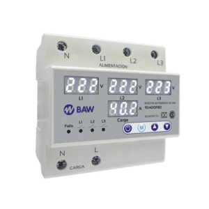 Selector Automatico de Fase 63A con Display