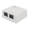 Base RJ45 Cat 5e Doble