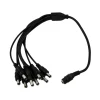 Cable Splitter Para Fuente CCTV 1 a 8.
