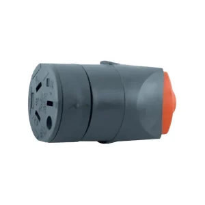 Ficha Hembra Frontal 10A Negra Richi