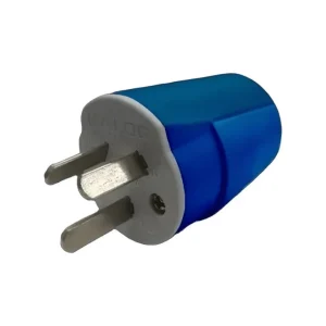 Ficha Macho Heavy Duty Azul Kalop