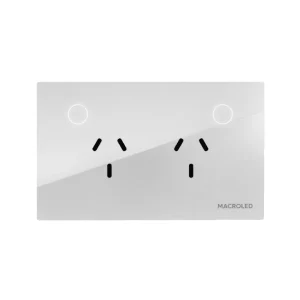 Llave Toma Doble Smart Blanco