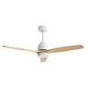 Ventilador de Techo Jamaica Smart con Luz 3 Palas Blanco Madera