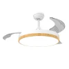 Ventilador de Techo Retráctil Samoa con Luz Blanco Madera