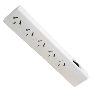 Zapatilla Prolongador Binorma 5 Tomas Sin Cable Blanca