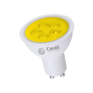 Dicroica Led 4.5W GU10 Color Amarillo