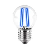 Lampara Gota Led Vintage 2W Azul