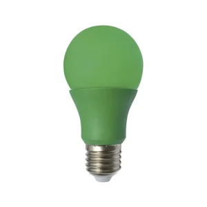 Lampara LED A60 E27 5W E27 Color Verde