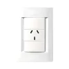 Llave Armada 1 Toma 10A Blanca Civil Kalop