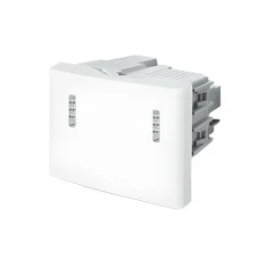 Modulo Combinacion Medio Teclon Blanco Kalop