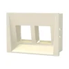 Modulo Porta RJ 45 Doble Blanco Cambre