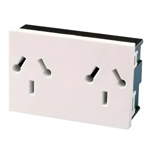 Modulo Toma 10A Doble Combinado Blanco Cambre