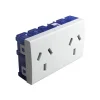 Modulo Toma Doble 10A Blanco Teclastar