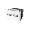 Modulo USB Doble 220v 2A Blanco Kalop