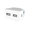 Modulo USB Doble 2A Blanco Platinum Jeluz