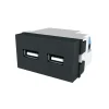 Modulo USB Doble 2A Negro Platinum Jeluz