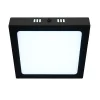 Panel LED Aplicar Cuadrado Negro 12W Macroled Luz Dia 🔵