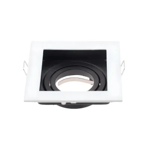 Spot Embutir Cuadrado Dicroica Antideslumbrante Blanco