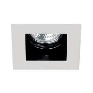 Spot Embutir Cuadrado Dicroica ONIX Blanco