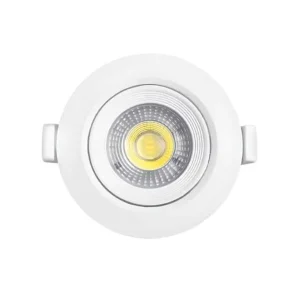 Spot Embutir Movil Dicro COB Redondo 7W Luz Calida