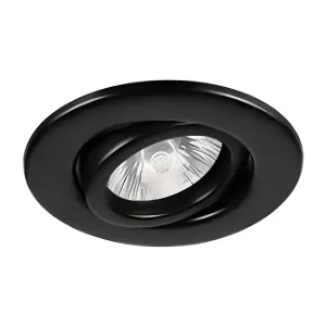 Spot Embutir Movil Redondo 10cm Dicroica Negro