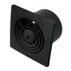 Extractor de Aire Negro 19W 6" Hydra