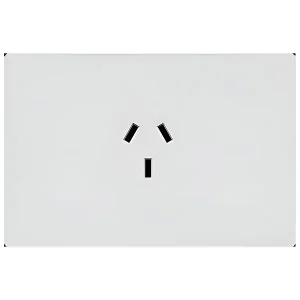 Llave Armada Milan 1 Toma 10A Horizontal Blanco