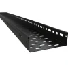 Bandeja Portacable Perforada Negra 300mm Conflex